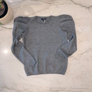 Gray puffy shoulder sweater-S: from Nordy’s